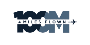The Jet Linx 100 Million Miles Flown commemorative logo.