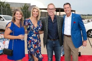 Joe Buck and Michelle Beisner Buck attend Kidsmart fundraiser with Rich Ropp and wife Melissa Ropp