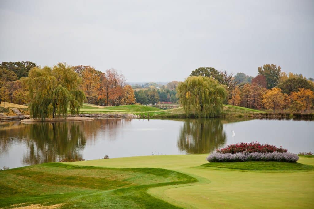 scenic golf course green